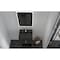Castello Usa Amazon 24-inch Black Vanity Set with BlackTop and Gold Handles CB-MC-24BLK-GLD-2056-BL - alternate 4